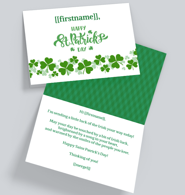 Saint Patricks Day Card