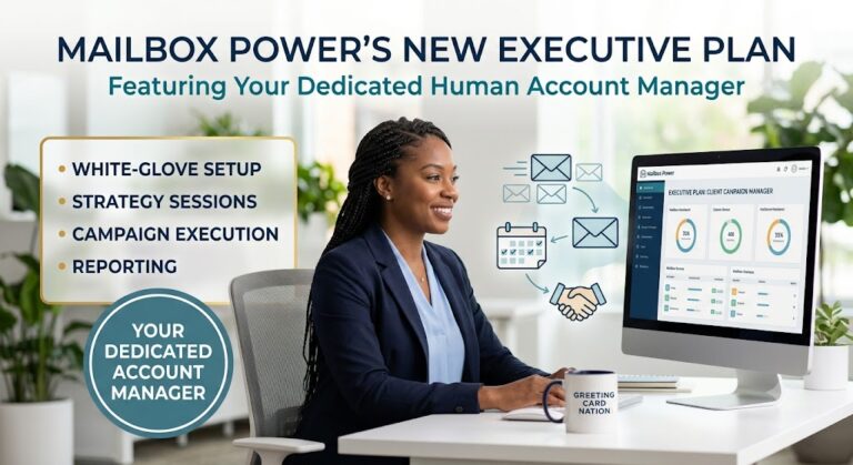 Dedicated account manager for Mailbox Power new Executive membership